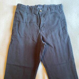 PLACE Boys Uniform Pants Dark Blue Size 10H Husky Elastic Waist